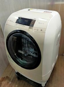 【NY596】HITACHI 日立 ドラム式洗濯機 BD-V3700L ビッグドラム 左開き 2015年製 容量9kg 乾燥機付き 風アイロン 