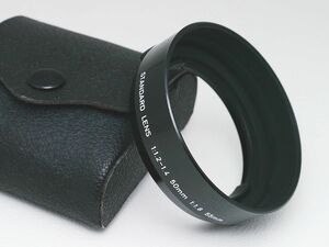 【中古良品】 PENTAX 純正フード フィルター径52mm用 50mm F1.2 50mm F1.4 55mm F1.8 専用フード ケース付き ペンタックス レンズフード