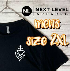 【US古着　送料無料】next level apparel Tシャツ 2XL