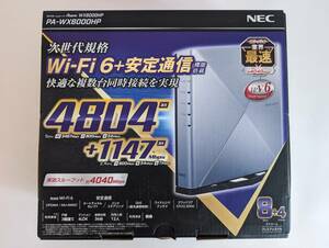 NEC Aterm PA-WX6000HP Wi-Fiルーター PA-WX6000HP/Wi-Fi6対応/付属品あり/無線LAN