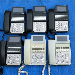 [ used ][6 pcs. set ]*NAKAYO(nakayo)* / SIP telephone machine ( black ) / IP-24N-ST101B(B)(W) / business phone 