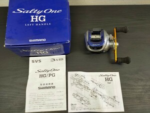 1円〜☆新品未使用☆シマノ SHIMANO ベイトリール 両軸 11 ソルティーワン PG/HG 箱付き