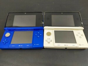1円〜☆ 任天堂 Nintendo 3DS 2台セットCTR-S-JPN-C0 ニンテンドー3DS