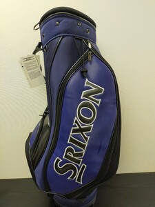 1円〜☆新品未使用☆ スリクソン ゴルフバッグ ネイビー 9.0型 GGC-S155G SRIXONゴルフバック キャディバッグ