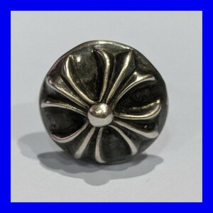  Chrome Hearts * первый период Cross кнопка *18mm кнопка fly * оригинальный детали 