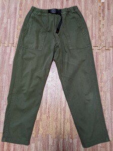 GRAMICCI LOOSE TAPERED PANTS G103-OGT グラミチ ルーズテーパードパンツ OLIVE ベイカーパンツ ファティーグパンツ S