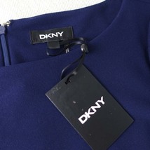 新品 DKNY 6/11号 ダナキャラン 紺 ベルスリーブ ワンピース パーティドレス 七分袖 結婚式 二次会 フォーマル 発表会 お呼ばれ 華33K2408_画像6
