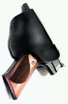 残り僅か★COLT WOODSMAN コルト ウッズマン 飛葉モデル 究極 レザーホルスター！！検索)ワイルド7 WILD7 ショートバレル CAW MGC　_画像1