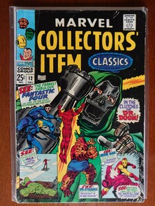 Marvel Collectors' Item Classic #12 アメコミ1967 マーベル ファンタスティックフォー アイアンマン ハルク ドクターストレンジ Marvel 