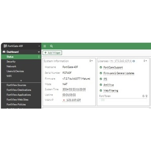 ライセンス丸4年有:2028/4/18★FORTINET／FortiGate-40F★最新FW7.2.8★自作UTMmanual(youtube映像付)&FortiCloudマニュアル★補償1カ月間の画像4