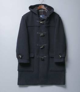 GN4001：英国製*BURBERRY/バーバリー*メンズ*ダブルフェイスメルトン*ダッフルコート*ネイビー