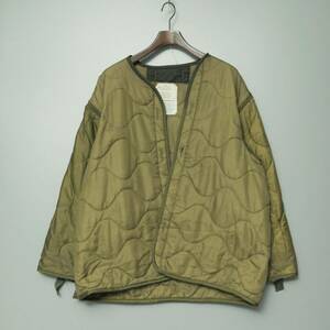 THXXXX*80sヴィンテージ/米軍/GUIDA CLOTHING,CO,.INC/ライナージャケット/キルティングジャケット/グリーン