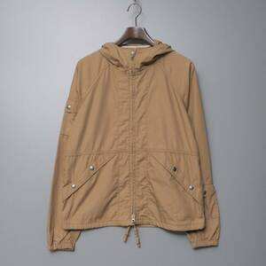 TH0346//アメリカ製*ウールリッチ/Woolrich*メンズ/マウンテンパーカー/フーデッドジャケット/ジップアップブルゾン/ベージュ系