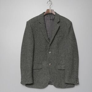 TH1258▽JACK WILLS ジャック ウィルス ハリスツイード メンズM 2B テーラードジャケット ブレザー グレー系