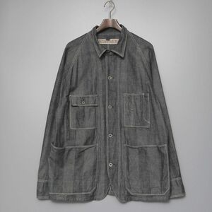 GP4059▽KAPITAL キャピタル メンズ4/XL コットン デニムカバーオール ジャケット