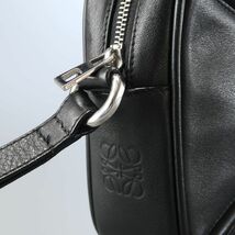 MF8332：スペイン製*LOEWE/ロエベ*メンズ*レザーセカンドバッグ*クラッチバッグ*鞄*ブラック_画像6