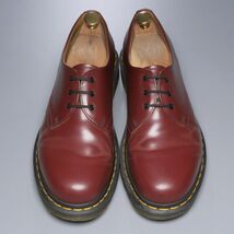 GP2189//定価￥25,300-*ドクターマーチン/Dr.Martens*1461/UK9/プレーントゥ/3ホールシューズ/レザーシューズ/革靴/チェリーレッド_画像2