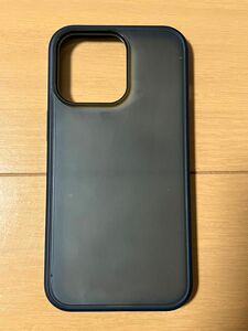 iPhone13 pro ケース 半透明 ブルー
