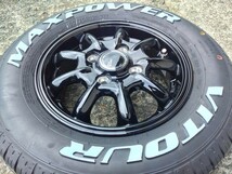 ★展示品★VITOUR MAX POWER RWL 165/70R12 ホワイトレター ヴィツァー マックスパワー１２インチ×4.00B　軽トラ・軽バン・軽車両_画像7