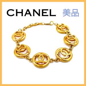 CHANEL Coco Mark 6-ниточный браслет Женский Винтаж