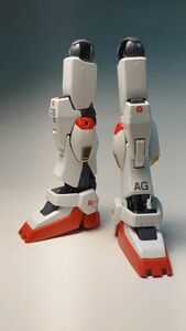 Art hand Auction MG 1/100 ビルドガンダムMk-II (ビルドファイターズ) 脚部※シール添付, 塗装アリ ガンプラ 完成品 ジャンク, キャラクター, ガンダム, その他