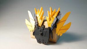 HGUC 1/144 ユニコーンガンダム 2号機 バンシィ・ノルン　バックパック※塗装、シール添付アリ　ガンプラ 完成品 ジャンク