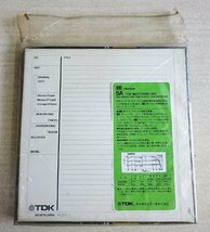 [W3790] TDK SA35-180M 10号オープンリールテープ[2] / EEポジション専用 高性能マスタリングテープ メタルリール 中古 使用済_画像2