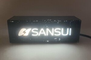 [TE0780] SANSUI( Sansui ) illumination display signboard store display operation goods used small size ①
