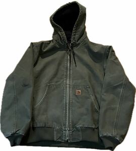 Kanye着 00s Carhartt ARG Active Jacket カーハート アクティブジャケットキルティングライニング USAデトロイト MOS アーミーグリーン