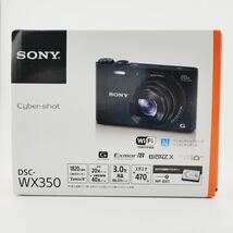 未使用同様　SONY ソニー デジタルカメラ サイバーショット Cyber-shot WX350 光学20倍 ブラック DSC-WX350-B コンパクトデジタルカメラ_画像1