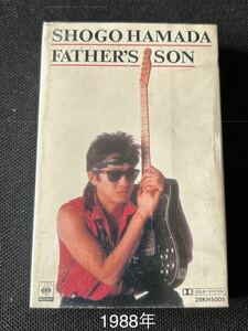 送料140円～■浜田省吾■Father's SON■36年前の中古カセットテープ■全画像を拡大して必ずご確認願います