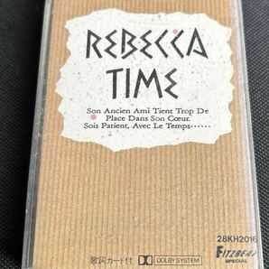 送料140円～■レベッカ TIME■REBECCA■40年近く前の中古カセットテープ良品■全画像を拡大して必ずご確認願いますの画像1