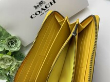 コーチ COACH 長財布 財布 レディース シグネチャー ロング ジップ 誕生日 ブランド 大容量 ファッション 新品 未使用 C4452 C068_画像9