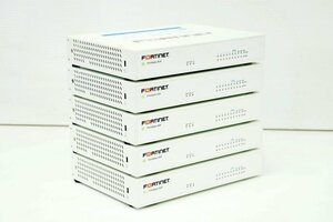 Fortinet ファイアウォール Fortigate-60F 5台セット(ライセンス有)▲FG-60F 中古▲送料無料