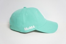 美品 NEWERAニューエラ × MOMAモマ NEWYORK YANKEES BASEBALL CAP 9TWENTY ヤンキース キャップ 帽子 グリーン219O_画像3