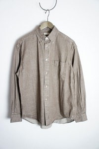 美品23SS BEAUTY＆YOUTH UNITED ARROWS ビューティー＆ユース ユナイテッド アローズ デニム 長袖シャツ 1211-604-8025 茶222O