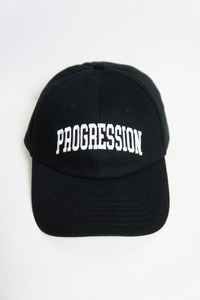 美品 22SS PROGRESS RUNNING CLUB PROGRESSION CAP 刺繍ロゴ キャップ 帽子 黒222O