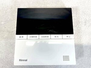 【福岡】W120 浴室乾燥リモコン◆Rinnai◆BHY-15BJPR◆W120 H120 D12◆モデルR展示設置品◆TS6343_Ts