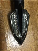 ワイズギア LEDウインカー ブラック 汎用品 YAMAHA ヤマハ YZF-R25 YZF-R3 YZF-R7 MT-25 MT-03 MT-07 MT-09 MT-10 XSR700 XSR900 _画像8