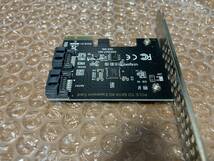 ◇【送料無料】 SATA 3.0 2ポート増設カード PCI-E PCIExpressからSATA3.0 7 Pin III6Gコントローラー拡張カード USED ◇_画像5