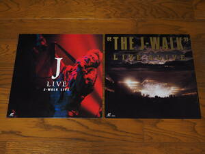 LD♪J-WALK 2点SET♪THE J-WALK LIVE '90. 6. 12 渋谷公会堂/”THE J-WALK ” LIVE ALIVE