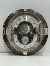 【K】SEIKO 掛け時計 からくり時計 オルゴール RE 549 G メロディー 壁掛け時計 【K】0203-012(12)_画像2