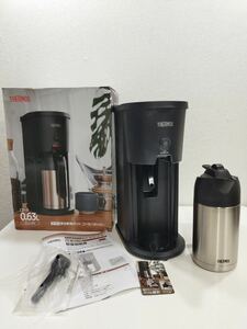 【K】未使用箱入　THERMOS サーモス 真空断熱ポット コーヒーメーカー ドリップコーヒー 保温ECJ-700【K】0204-014（10）