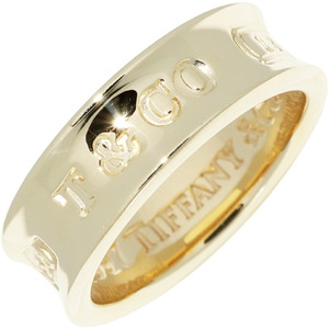 Tiffany Ring K18yg 1837 ширина кольца 6 мм_