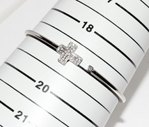 ダミアーニ ブレスレット K18WG 0.18ct ベルエポック ブレスレット L クロス__画像2