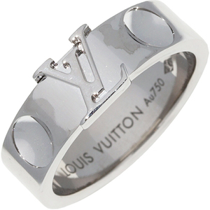 ルイヴィトン 指輪 K18WG バーグアンプラント LVリング Q9K97C_