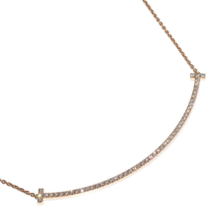 Подвесное ожерелье Tiffany K18PG Diamond 0,90CT T улыбка подвесное ожерелье extraize_