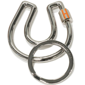  Hermes брелок для ключа fe-ruashu bar серебряный металлические принадлежности orange H077329_