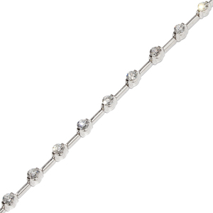  De Beers bracele K18WG diamond 1.25ct LINE bracele line bracele _