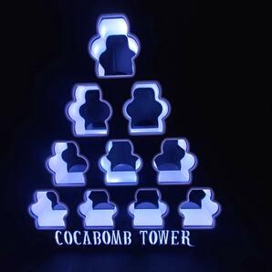 送料無料 コカボム ディスプレー COCABOMB TOWER コカレロ LED ライト おしゃれ SNS 看板 キャバクラ クラブ CLUB  の画像1